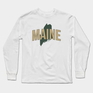 Maine State Long Sleeve T-Shirt